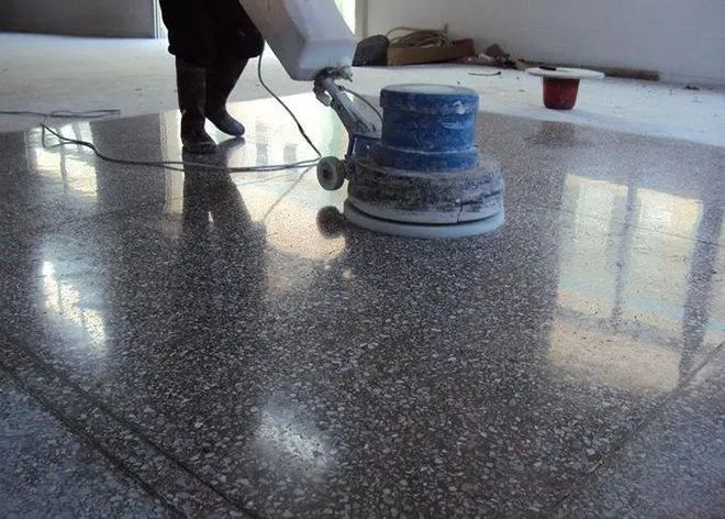 环氧水磨石地坪施工环氧地坪工程自流平平涂